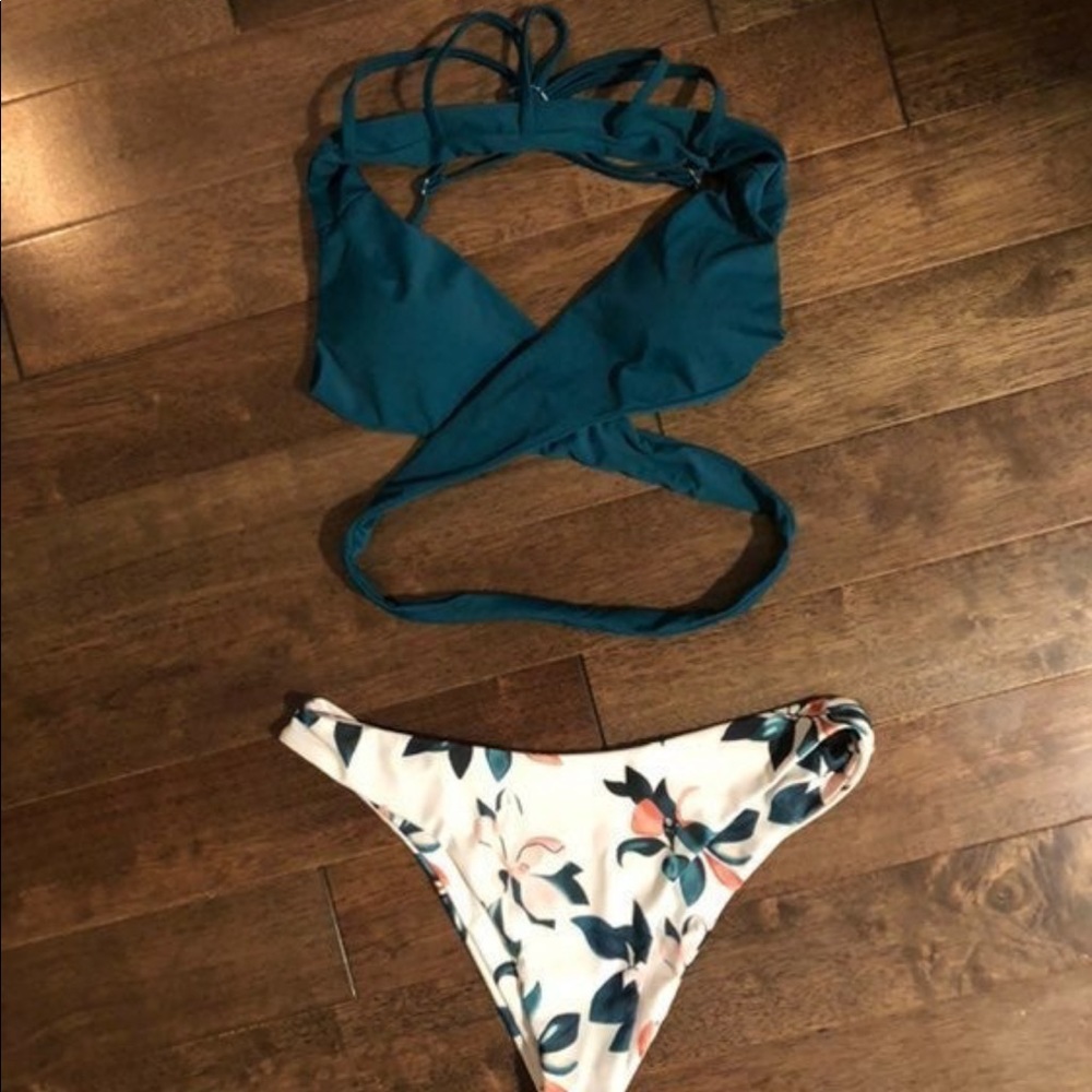 Zaful strappy back criss-cross bikini . Very cute on just too small for me